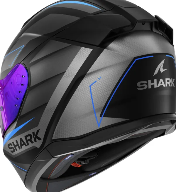 Shark D-Skwal 3 Sizler Mat KAB> Integraalhelmen|Helmen Met Zonnevizier