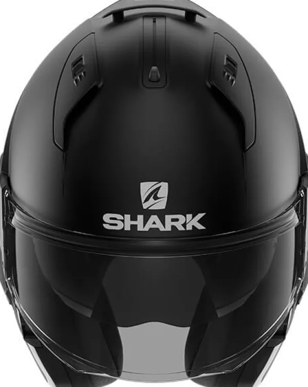 Shark Evo ES Blank Matt Black KMA> Systeemhelmen
