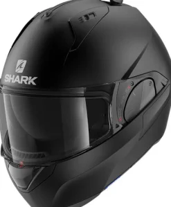 Shark Evo ES Blank Matt Black KMA> Systeemhelmen