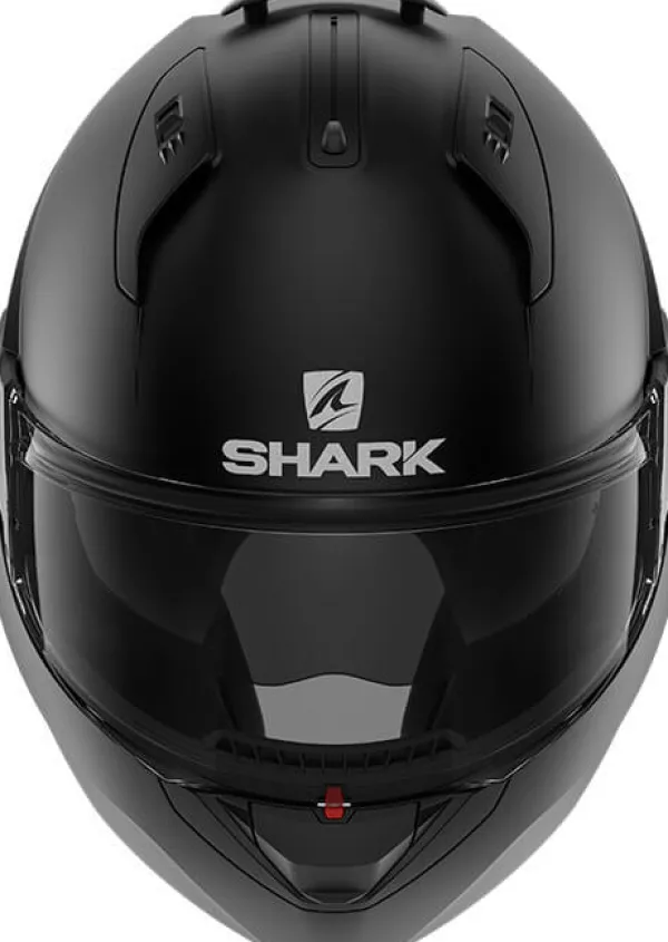 Shark Evo ES Blank Matt Black KMA> Systeemhelmen