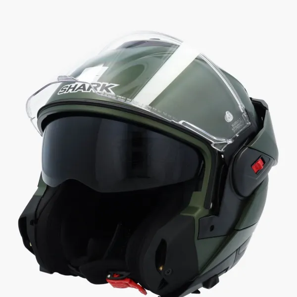 Shark OXO Blank Mat G02> Systeemhelmen|Helmen Met Zonnevizier
