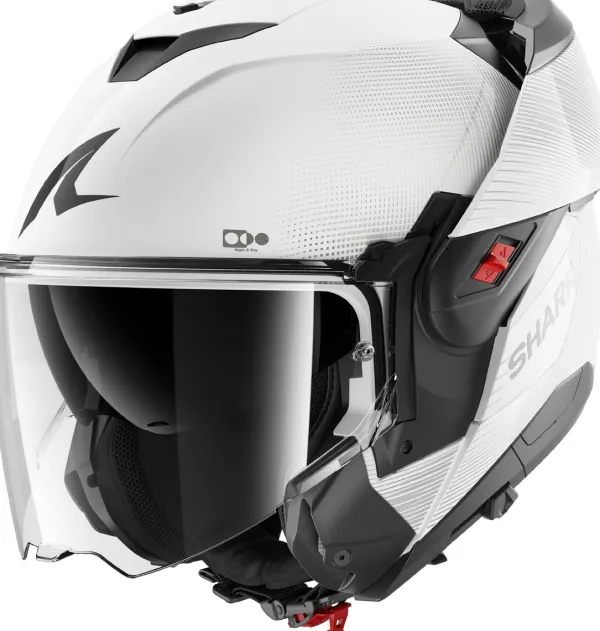 Shark OXO Sp Lyne WSS> Systeemhelmen|Bluetooth Helmen