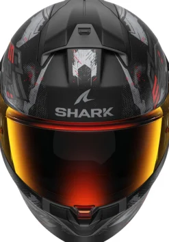 Shark Ridill 2 Molokai Mat KAR> Integraalhelmen|Helmen Met Zonnevizier