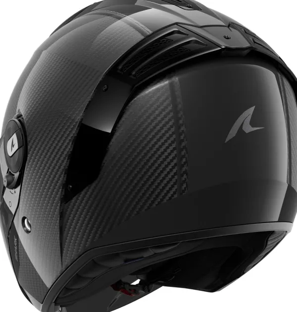 Shark RS Jet Carbon Blank DKD> Helmen Met Zonnevizier|Bluetooth Helmen