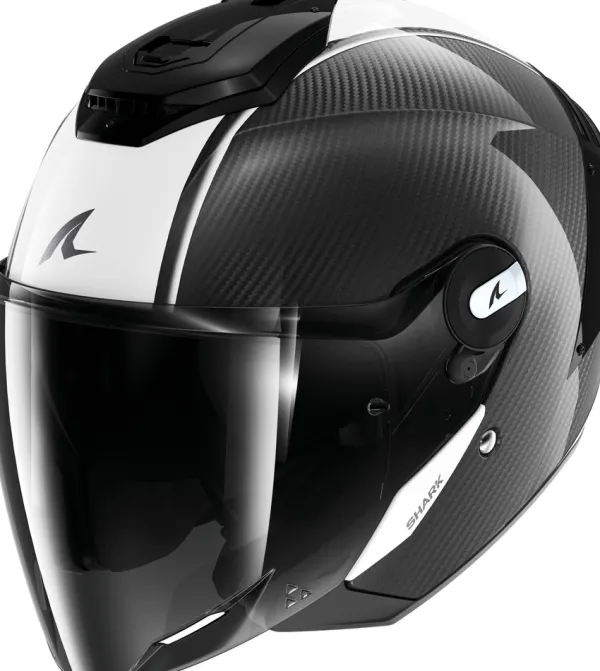 Shark RS Jet Carbon Blank DWK> Helmen Met Zonnevizier|Bluetooth Helmen