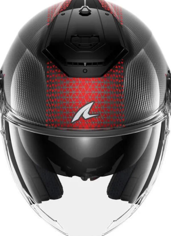 Shark RS Jet Carbon Ikonik DRU> Helmen Met Zonnevizier|Bluetooth Helmen