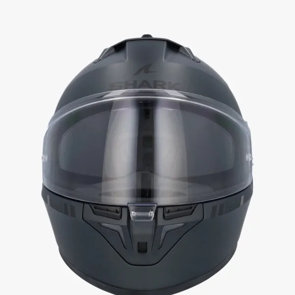 Shark Skwal I3 Blank SP Mat Anthracite/Black/Silver AKS> Integraalhelmen|Helmen Met Zonnevizier