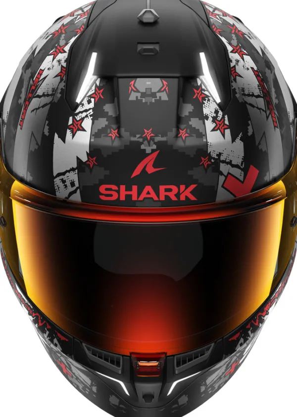 Shark Skwal i3 Hellcat Mat KUR> Integraalhelmen|Helmen Met Zonnevizier
