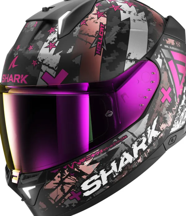 Shark Skwal i3 Hellcat Mat KUV> Integraalhelmen|Helmen Met Zonnevizier