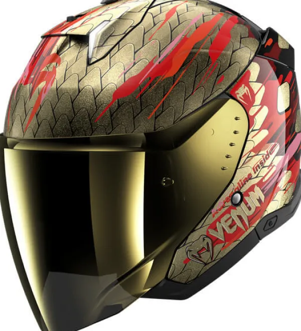 Shark Skwal I3 Jet Venum KRQ> Jethelmen|Bluetooth Helmen
