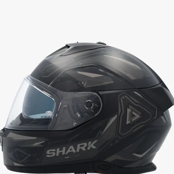 Shark Skwal I3 Linik Mat Black/Anthracite/Anthracite KAA> Integraalhelmen|Helmen Met Zonnevizier