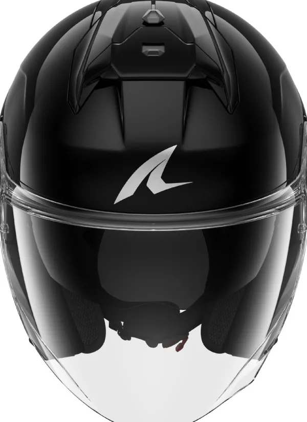 Shark Skwal JET CUP Blank BLK> Jethelmen|Bluetooth Helmen