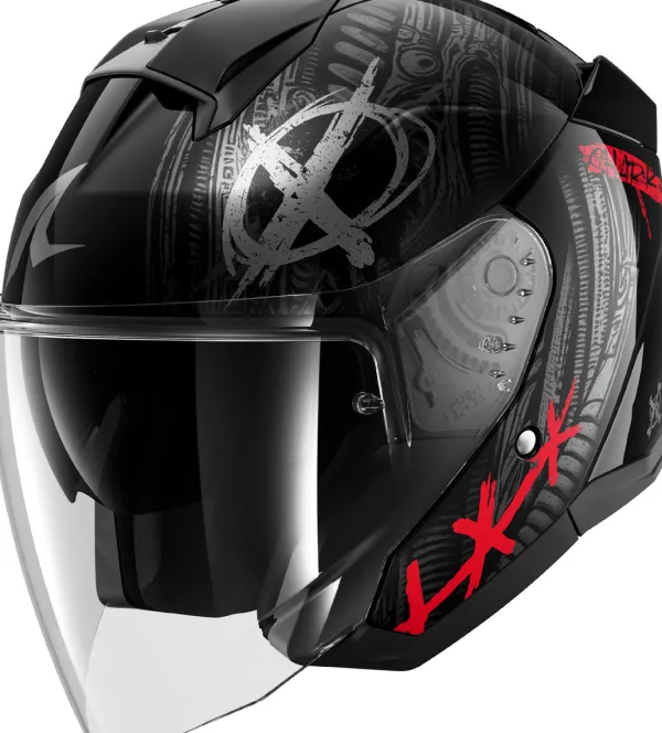 Shark Skwal JET Shiever KAR> Jethelmen|Bluetooth Helmen