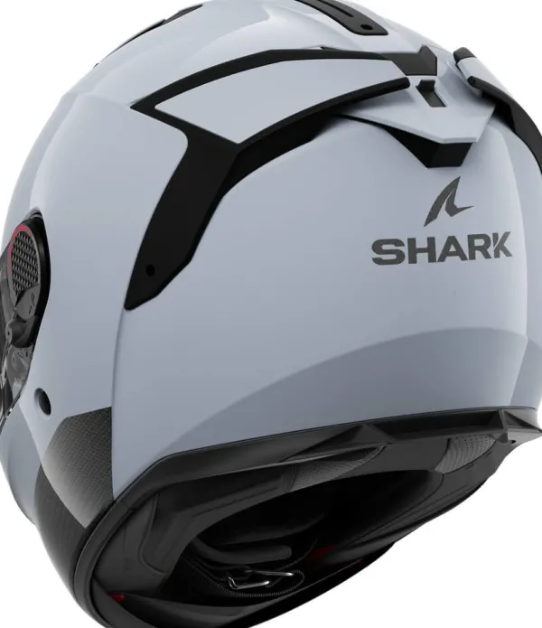 Shark Spartan GT Pro Blank Light White Glossy W03> Integraalhelmen|Helmen Met Zonnevizier