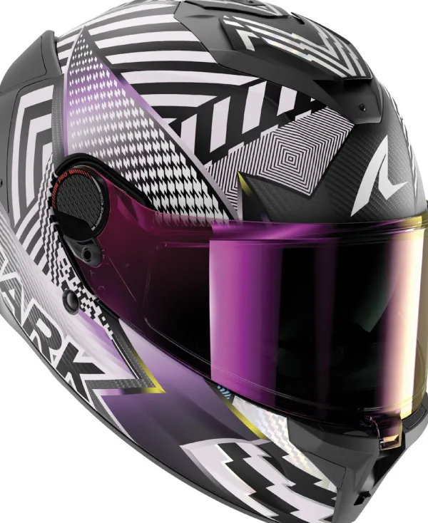 Shark Spartan GT PRO Carbon Sthyr Mat DVU> Integraalhelmen|Bluetooth Helmen