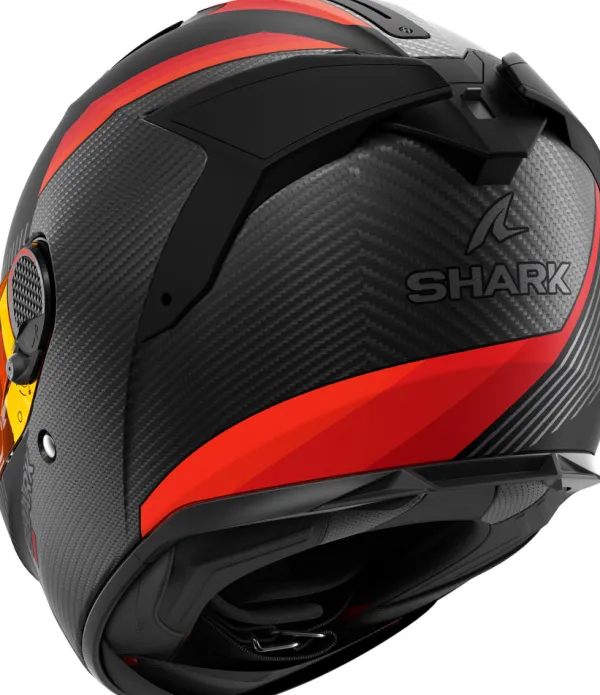 Shark Spartan GT Pro Dokhta Carbon Mat DOA> Helmen Met Zonnevizier|Race Helmen