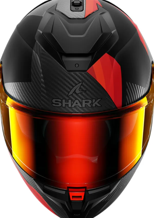 Shark Spartan GT Pro Dokhta Carbon Mat DOA> Helmen Met Zonnevizier|Race Helmen