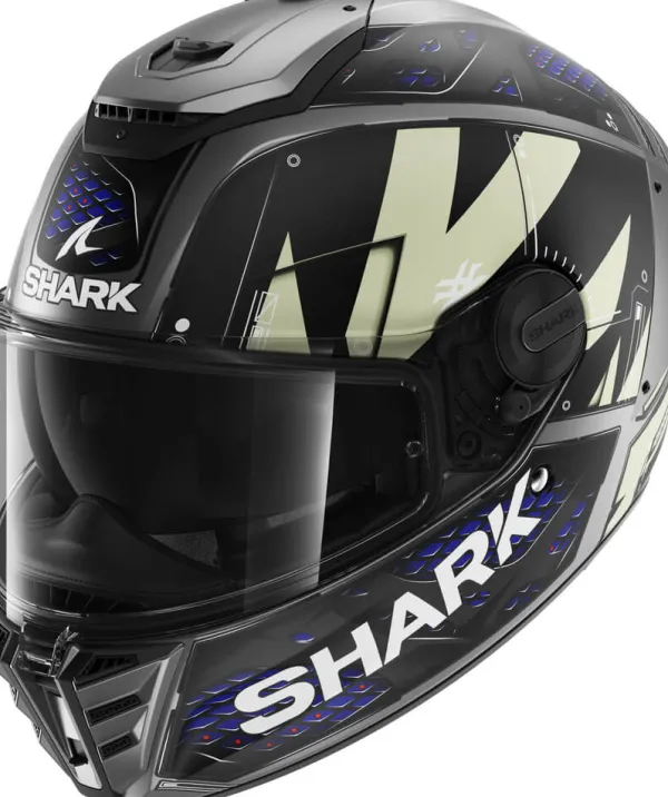 Shark Spartan RS Stingrey Mat AAB> Integraalhelmen|Helmen Met Zonnevizier