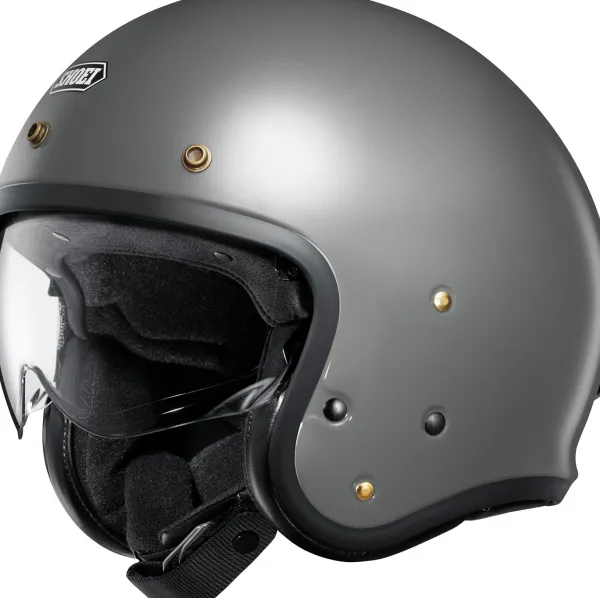 Shoei J.O2 Basalt Grey> Retro Helmen|Helmen Met Zonnevizier