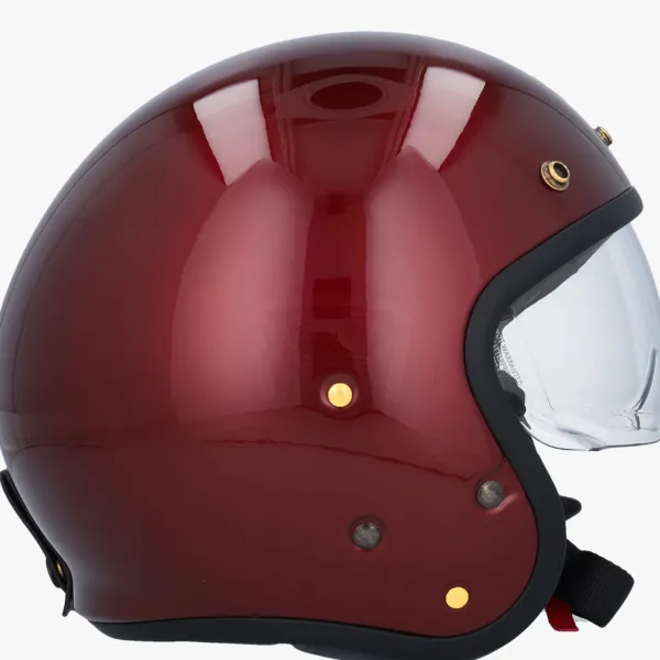 Shoei J.O2 Garnet Metallic> Retro Helmen|Helmen Met Zonnevizier