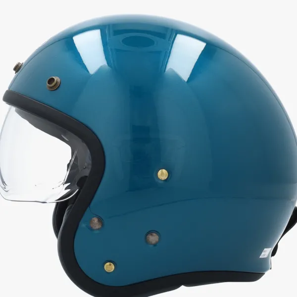 Shoei J.O2 Laguna Blue> Retro Helmen|Helmen Met Zonnevizier