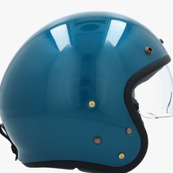 Shoei J.O2 Laguna Blue> Retro Helmen|Helmen Met Zonnevizier