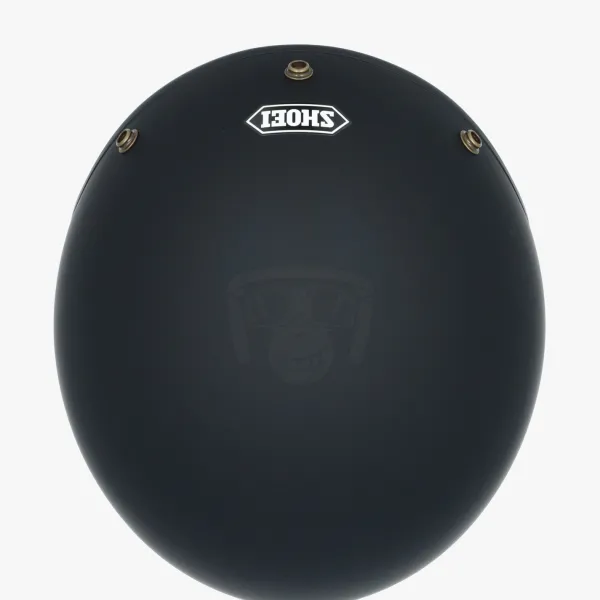 Shoei J.O2 Matt Black> Retro Helmen|Helmen Met Zonnevizier