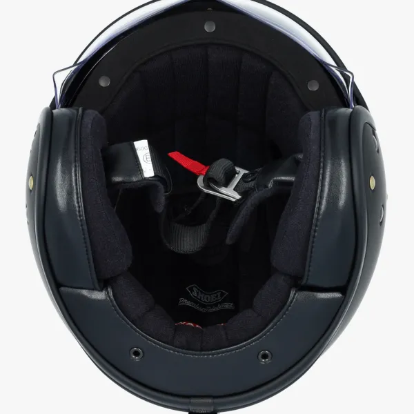 Shoei J.O2 Matt Black> Retro Helmen|Helmen Met Zonnevizier