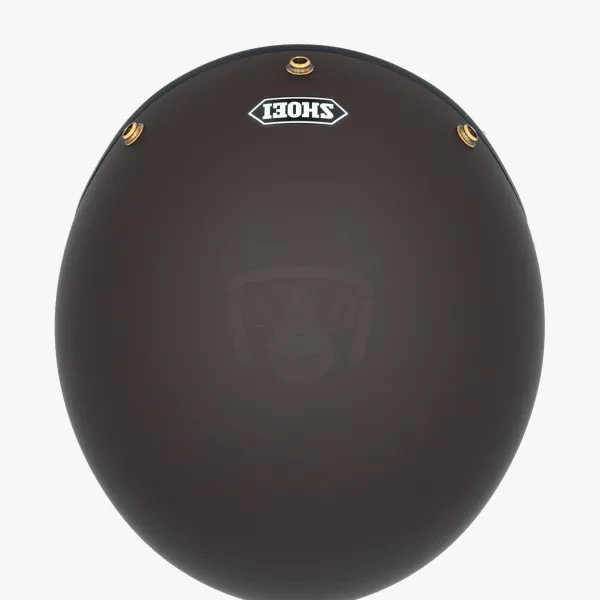 Shoei J.O2 Matt Brown> Retro Helmen|Helmen Met Zonnevizier