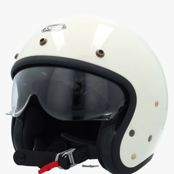 Shoei J.O2 Off White> Retro Helmen|Helmen Met Zonnevizier