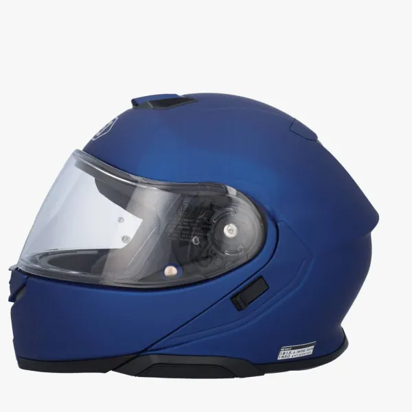 Shoei Neotec 3 Matt Blue Metalic> Systeemhelmen|Helmen Met Zonnevizier