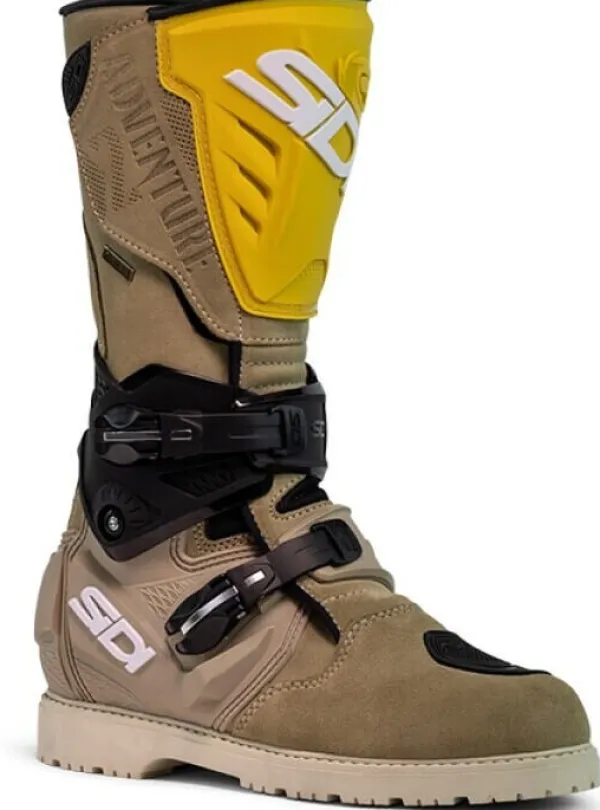 SIDI Adventure 2 GoreTex Boots Sand/Ochre>Heren Heren Motorlaarzen|Adventure Motorlaarzen