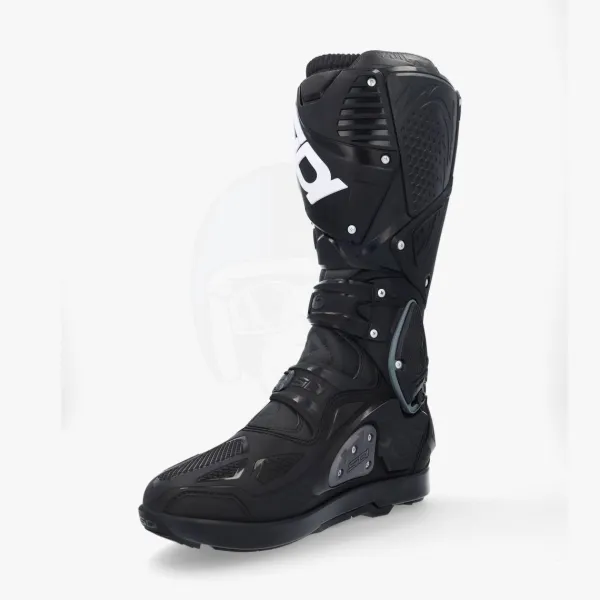 SIDI Crossfire 3 SRS Black 102>Heren Heren Motorlaarzen|Adventure Motorlaarzen