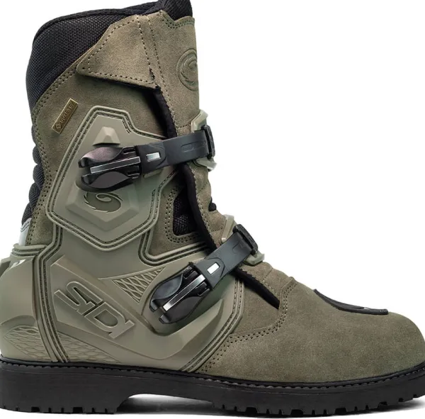 SIDI Mid Adventure 2 Gore-Tex Boots Matt Green 199>Heren Korte Motorlaarzen|Heren Motorlaarzen