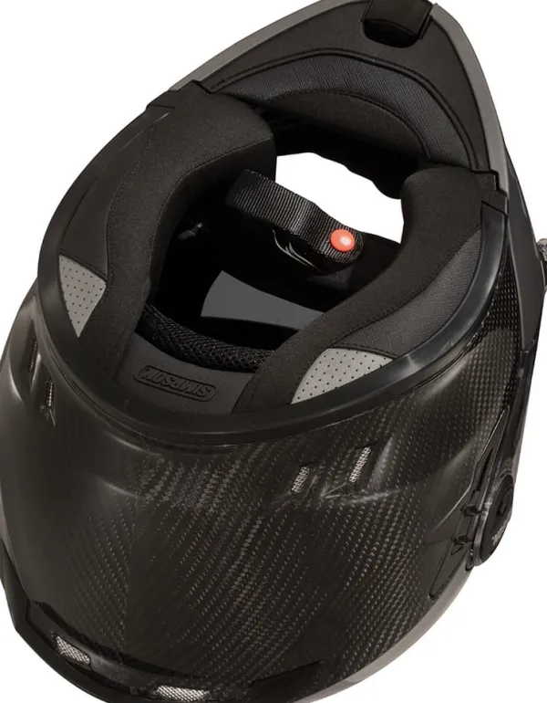 Simpson Darksome Carbon 06> Systeemhelmen|Helmen Met Zonnevizier