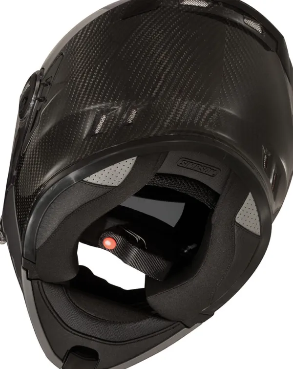 Simpson Darksome Carbon 06> Systeemhelmen|Helmen Met Zonnevizier