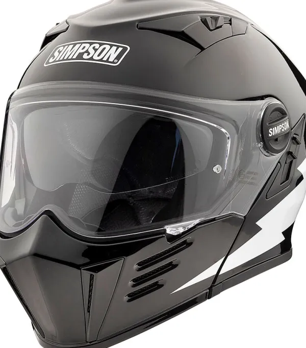 Simpson Darksome Hellfire 06> Systeemhelmen|Helmen Met Zonnevizier