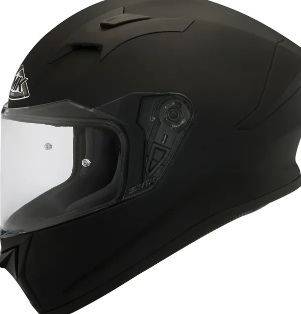 SMK Stellar Solid Flat Black> Integraalhelmen