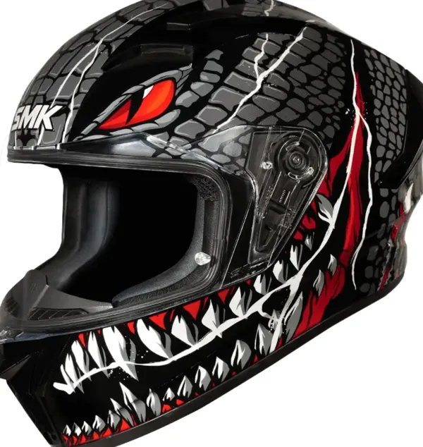SMK Stellar Taotei Black/Red> Integraalhelmen
