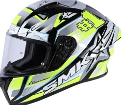 SMK Stellar Uno Sport Yellow/Grey> Integraalhelmen