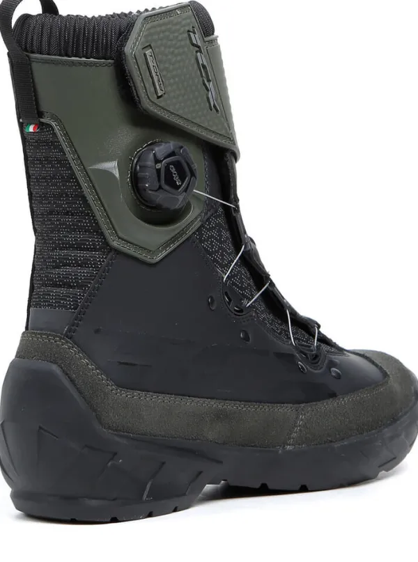 TCX Infinity 3 Mid WP Boots Black/Green D07>Heren Heren Motorlaarzen|Adventure Motorlaarzen
