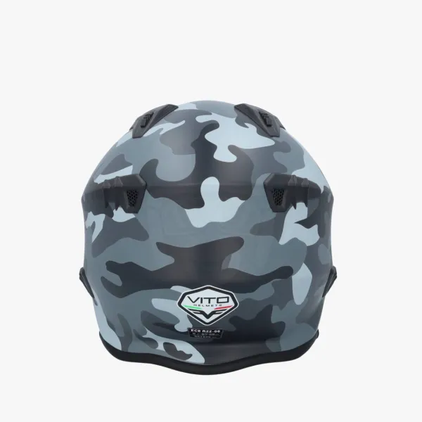 VITO Bruzano Camo> Jethelmen|Helmen Met Zonnevizier