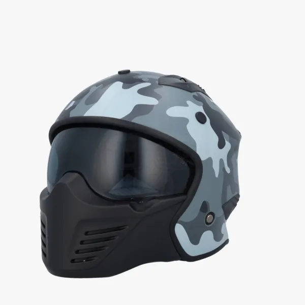 VITO Bruzano Camo> Jethelmen|Helmen Met Zonnevizier