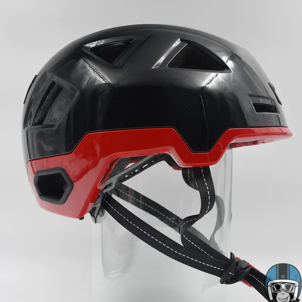 VITO E-City Gloss Black/Red> Fietshelmen