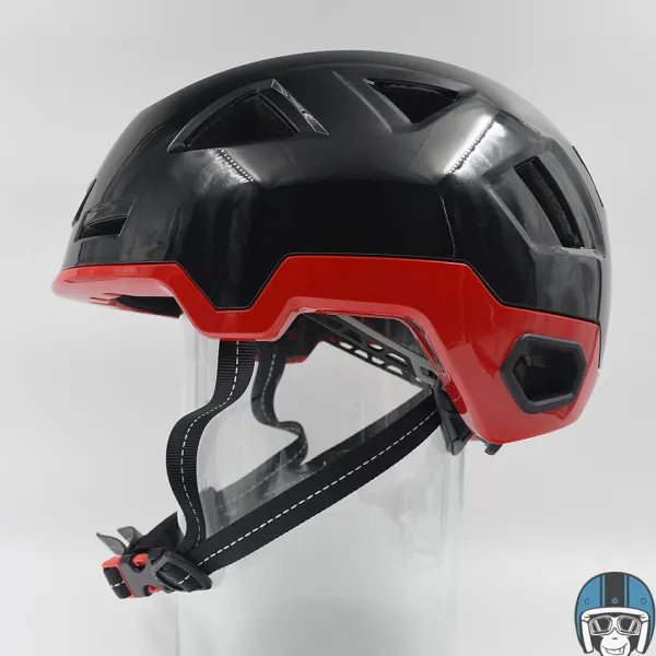 VITO E-City Gloss Black/Red> Fietshelmen