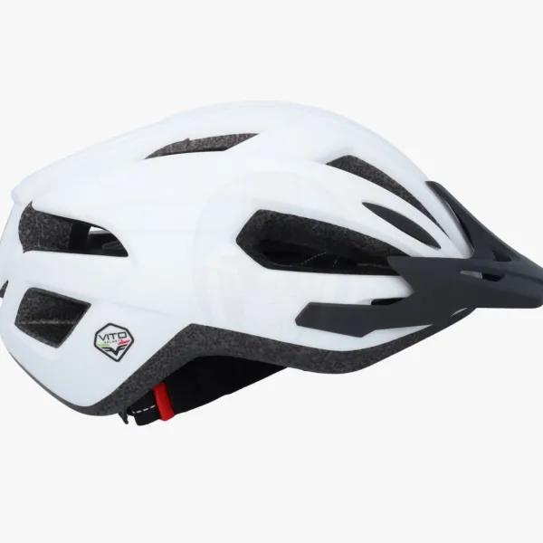 VITO E-Travel Peak/Verlichting (e-bike) Mat Wit> Fietshelmen