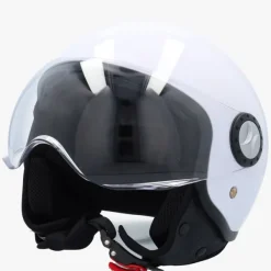 VITO Jet Loreto scooterhelm glans wit><noscript><img width=