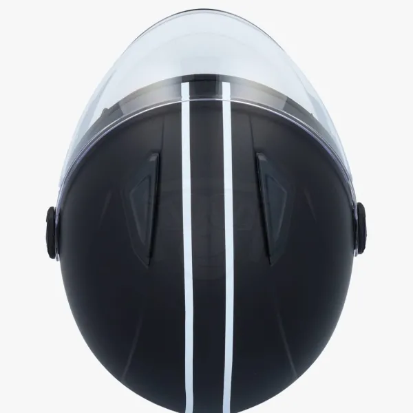 VITO Jet Moda Bambino Matt Black Kinderhelm>DAMES Vespa Helmen|Kinder Scooterhelmen