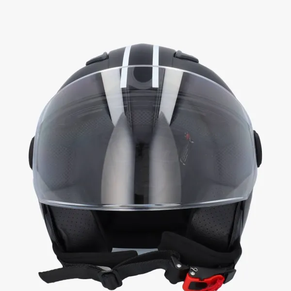 VITO Jet Moda Bambino Matt Black Kinderhelm>DAMES Vespa Helmen|Kinder Scooterhelmen