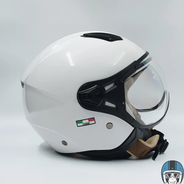 VITO Jet Moda Glans Wit>DAMES Vespa Helmen|Jethelmen